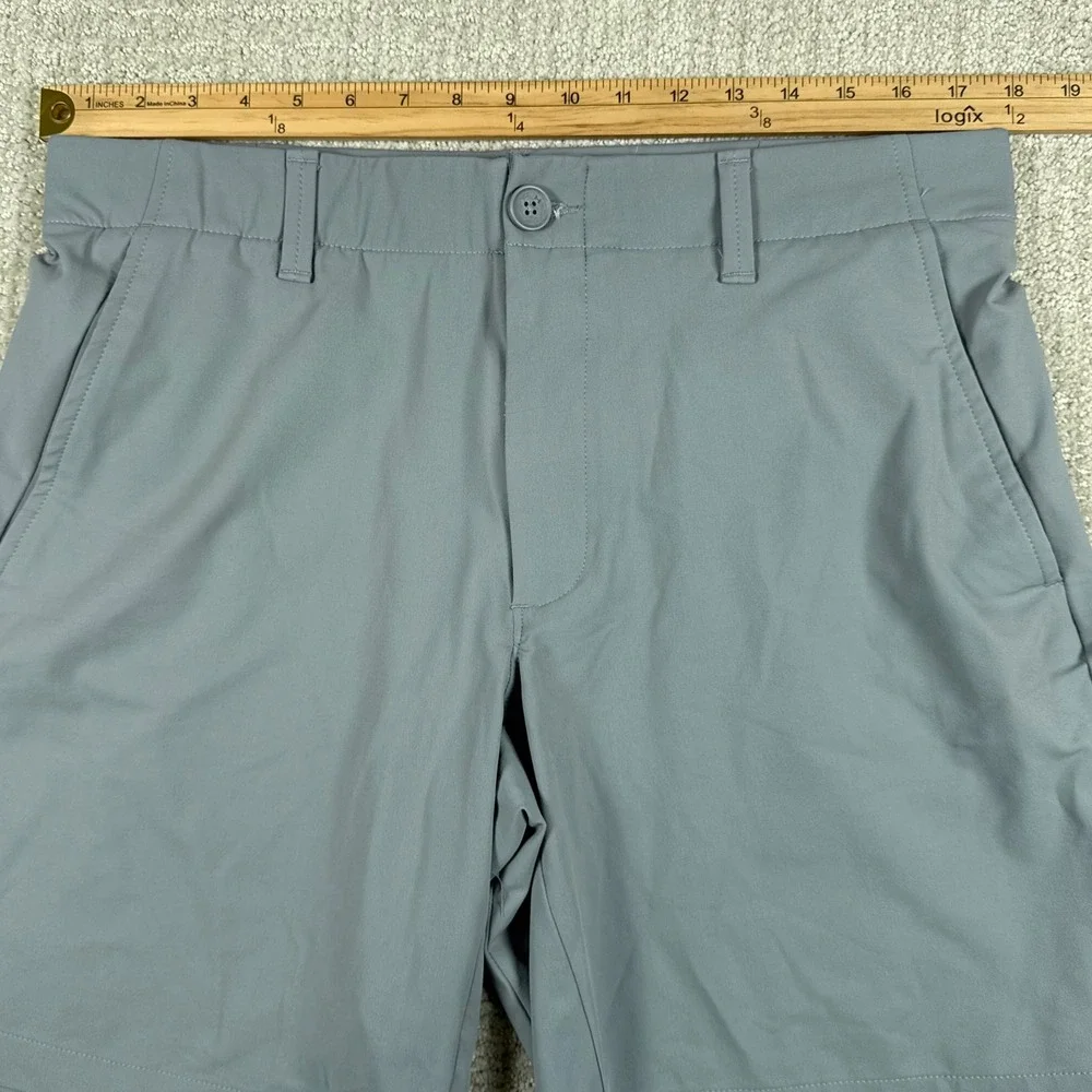 Under Armour Men's 36 Gray Iso-Chill 9" Stretch Waist Performance Golf Shorts - Picture 6 of 9